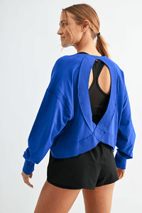 Crescent Cotton Open Back Top - 2 Colors! - The Nines