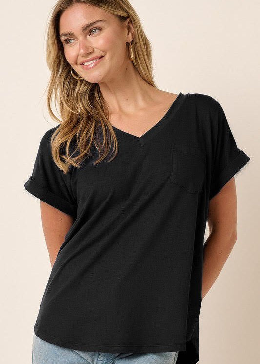 Buttery Soft Pocket Tees - 3 colors! - The Nines
