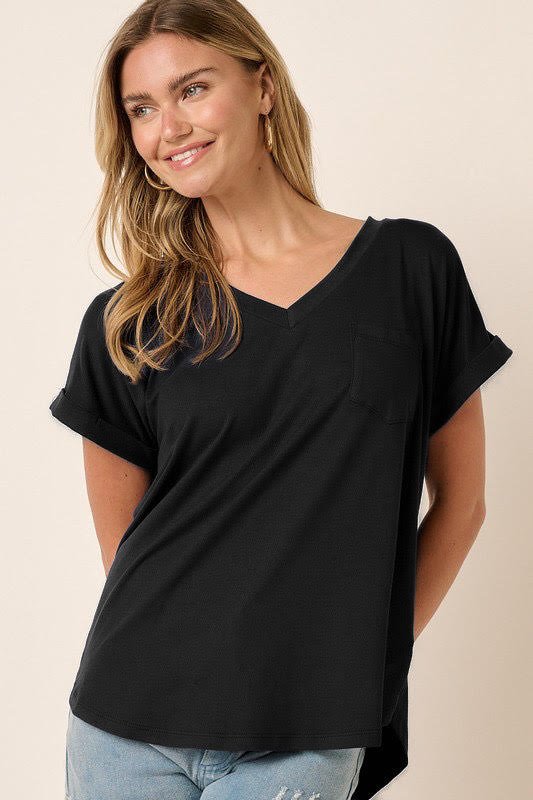Buttery Soft Pocket Tees - 3 colors! - The Nines