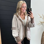 Cozy & Soft Colorblock Hooded Cardigans - 2 Colors! - The Nines
