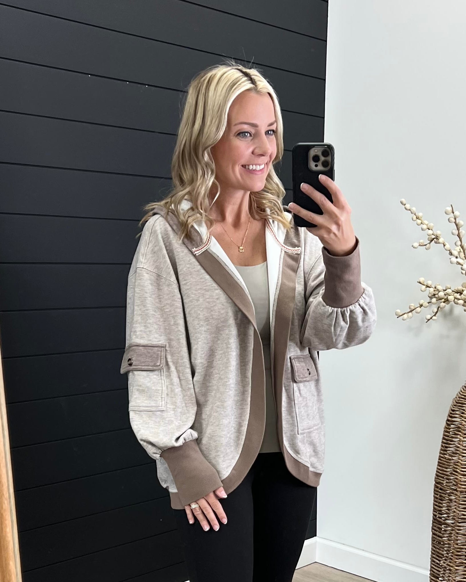 Cozy & Soft Colorblock Hooded Cardigans - 2 Colors! - The Nines