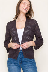 Autumn Breeze Pointelle Cardigan - FINAL SALE