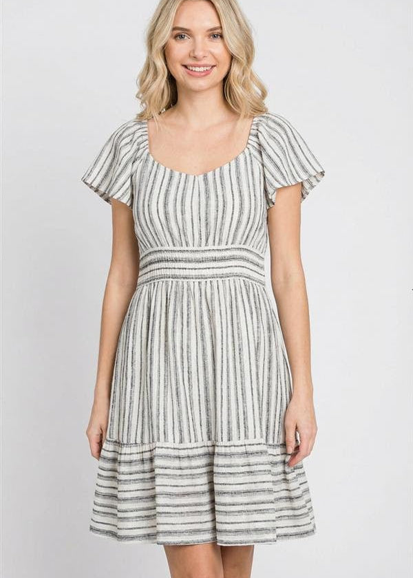 Sunlit Stripes Sundress - 2 Colors! - The Nines