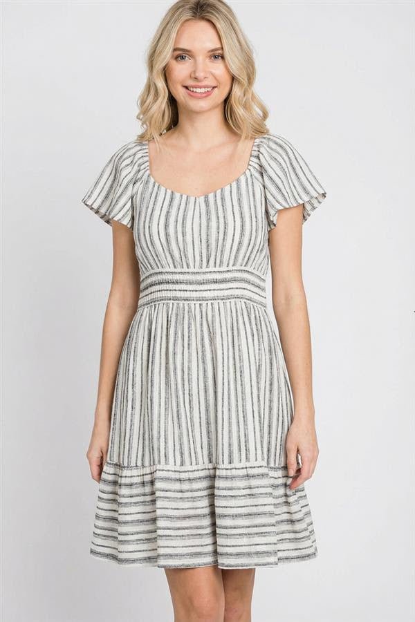 Sunlit Stripes Sundress - 2 Colors! - The Nines