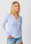 Washed Thermal Henley Tops - 3 Colors!