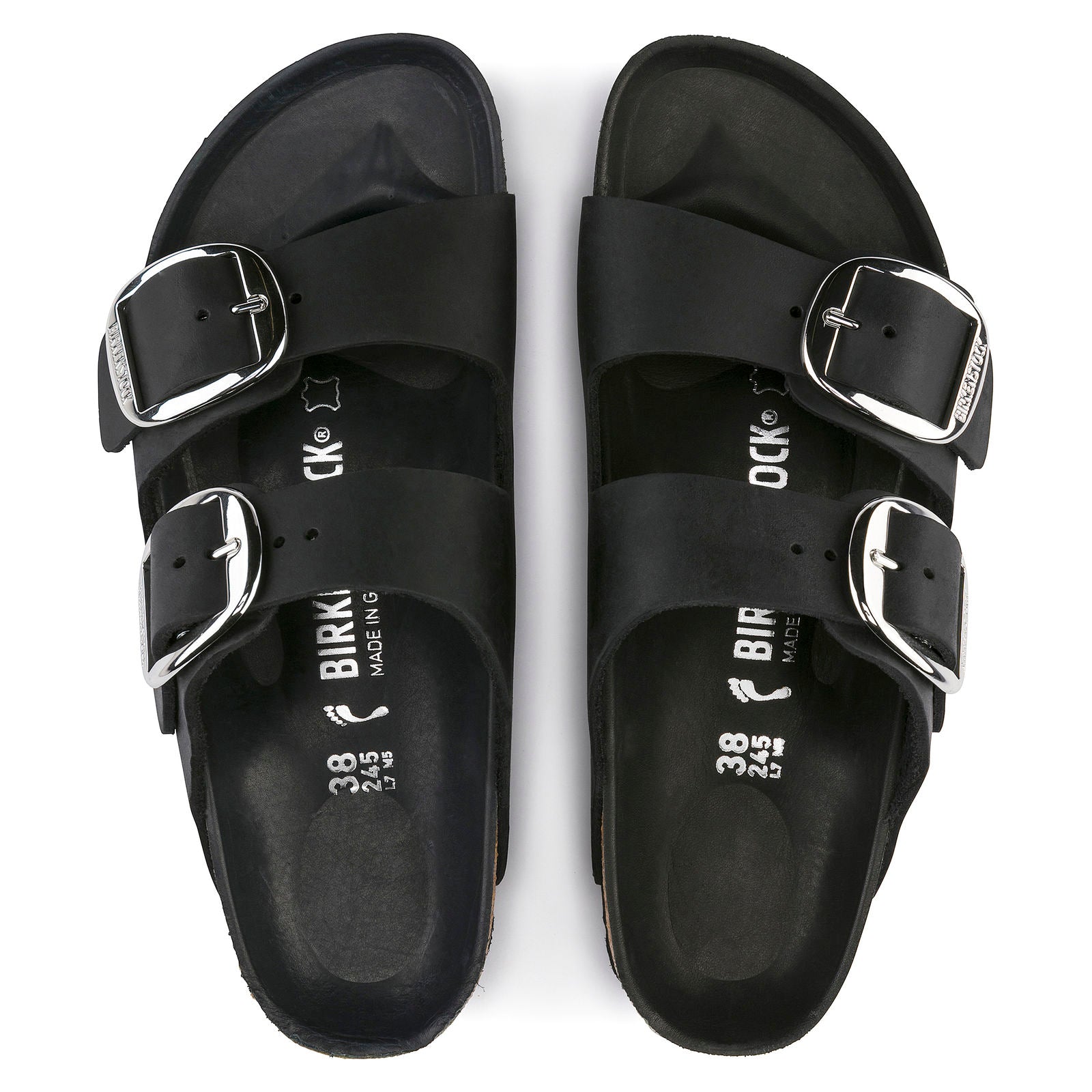 Birkenstock Arizonia Big Buckle Sandal - Black - The Nines