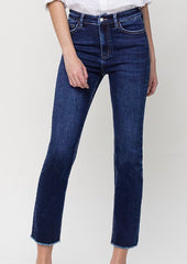 Vervet By Flying Monkey Super High Rise Stretch Slim Straight Jeans