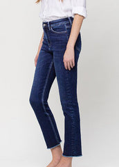 Vervet By Flying Monkey Super High Rise Stretch Slim Straight Jeans